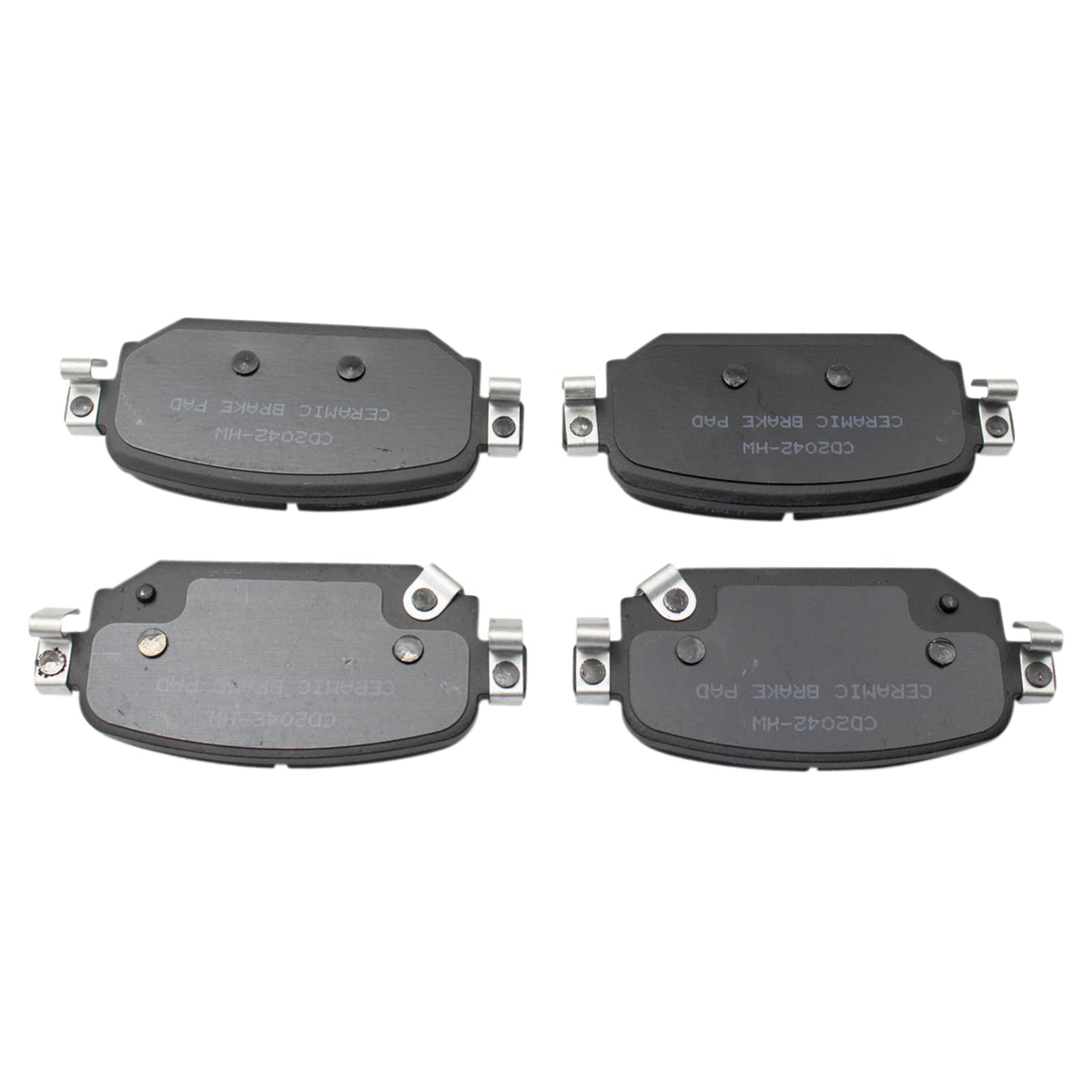 TRQ Rear Brake Pads Ceramic Compatible with 2017-2018 Mazda 3 2019 CX-3