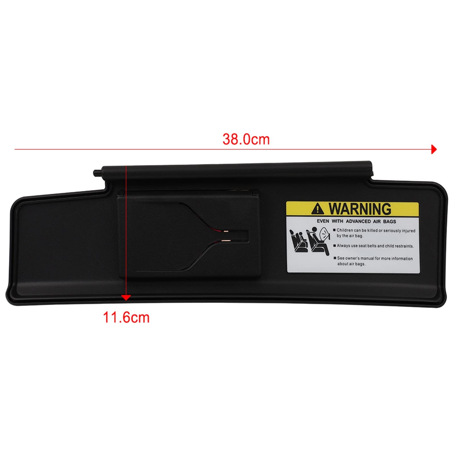 SCITOO Car Sun Visor Assembly with Mirror for 2006-2015 Mazda MX-5 Miata, Adjustable, Black, Fits Left and Right Sides