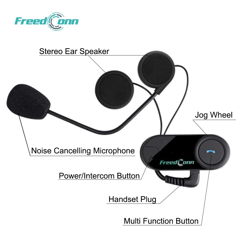 1Storm Motorcycle Bike Full Face Helmet Mechanic + Motorcycle Bluetooth Headset: Skull Green
