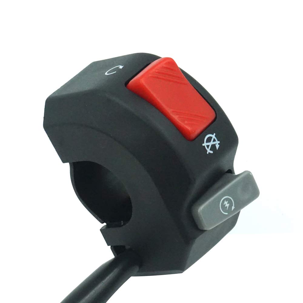 12V Right Motorcycle Switches 7/8' 22Mm Handlebar Mount Headlight Fog Light Horn On Off Start Kill Switch