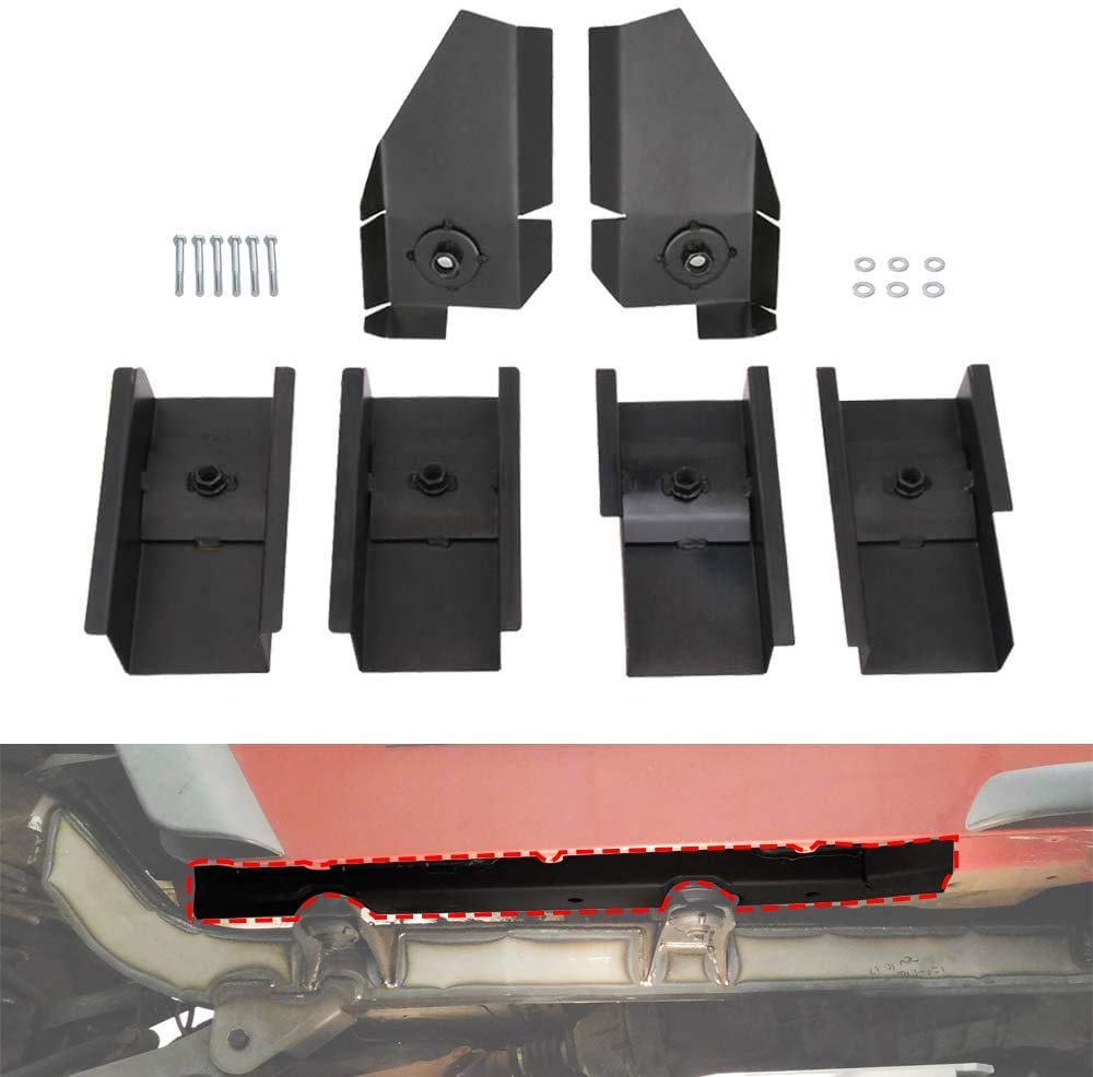 NIXFACE Full Tub Body Mount Repair Kit for Jeep Wrangler TJ 1997-2006 - Front, Rear, Middle Replacement Parts