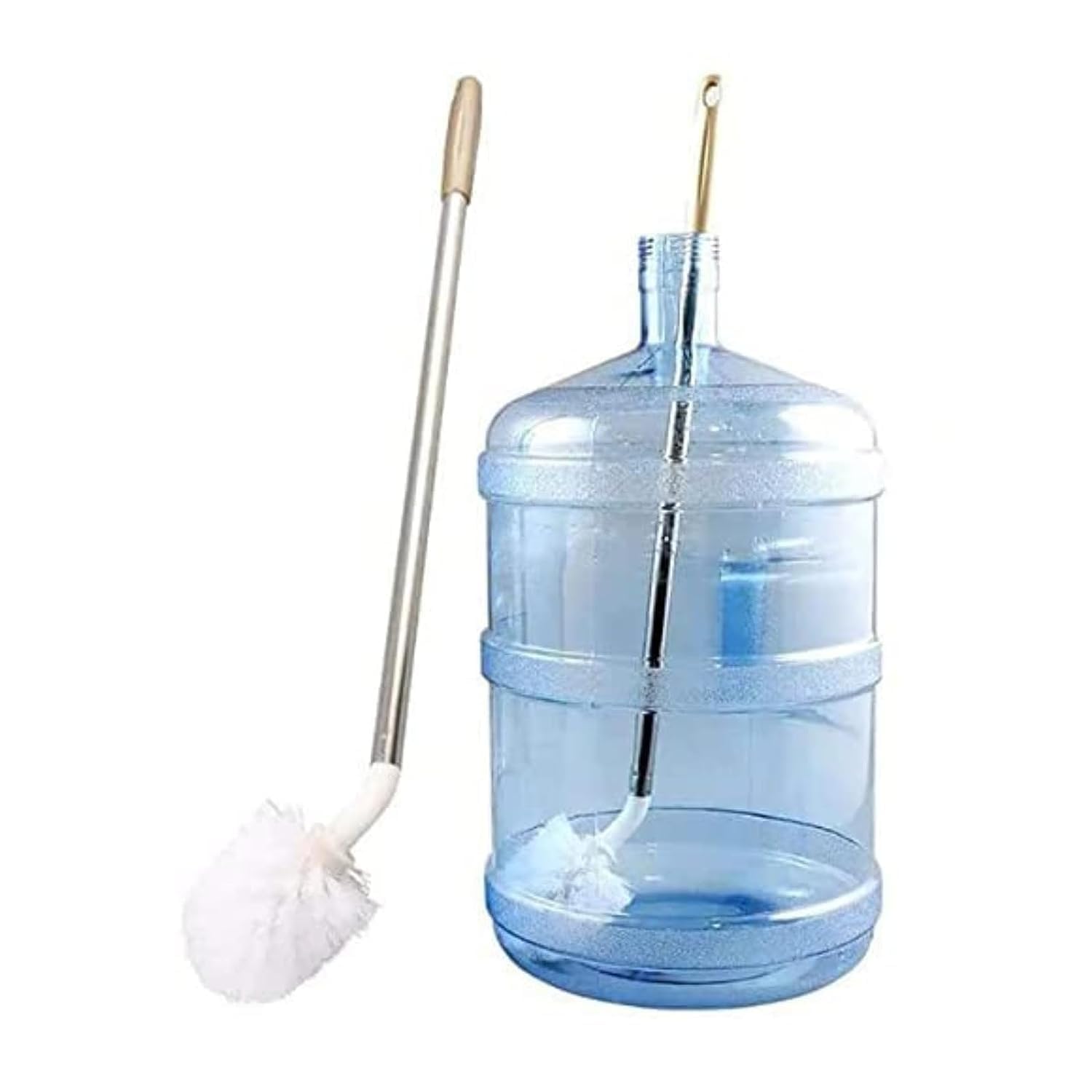 PUTHAK 20L Water Can Cleaning Brush with Long Handle | 360 Rotating Nylon Bristles for Deep Cleaning Water Dispensers, Jars & La