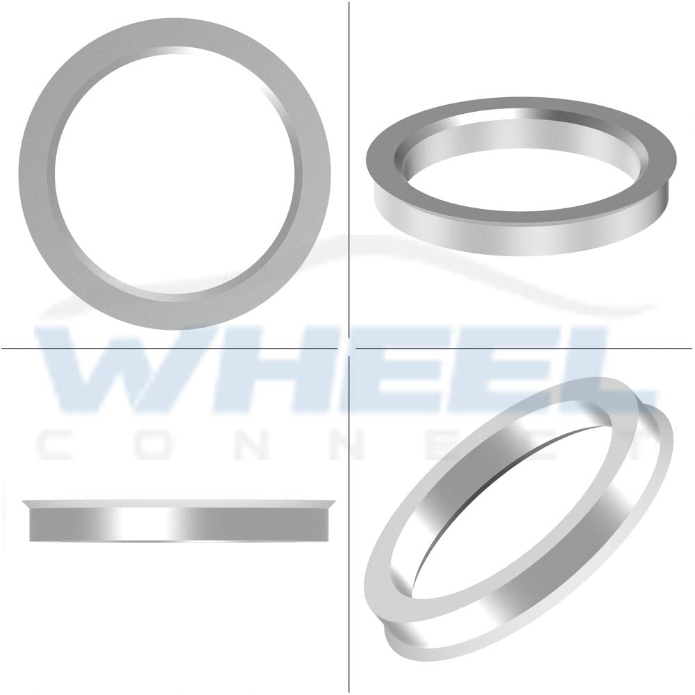 Wheel Connect Hub Centric Rings,110 To 77.8, Set Of 4, Aluminium Alloy Hubrings, O.D:110Mm I.D 77.8Mm. A