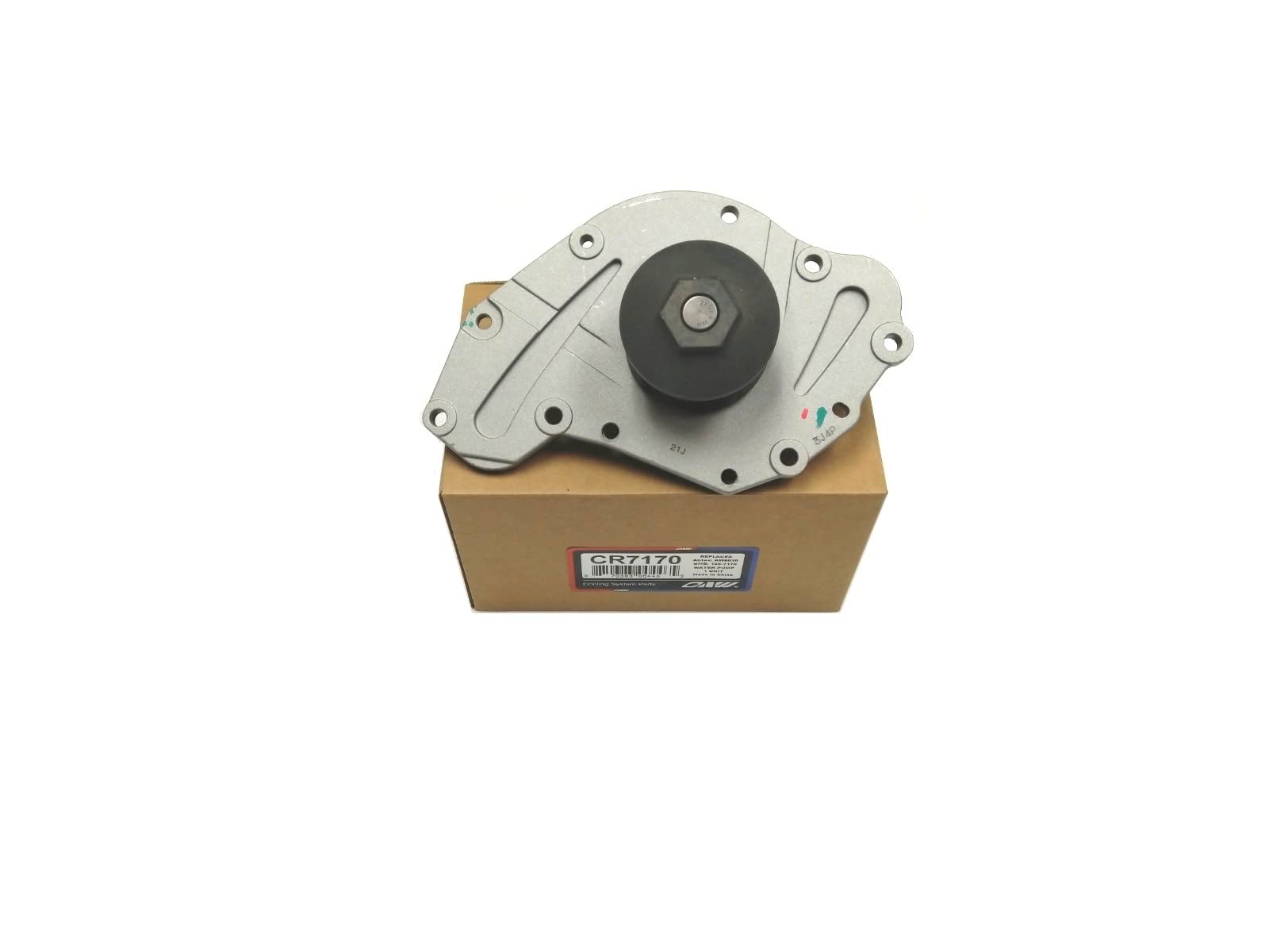 OAW CR7170 Water Pump for (2005-2011) 3.5L-V6 & 4.0L-V8 on Chrysler 300, Pacifica, Sebring, Town & Country, Dodge Avenger, Chall