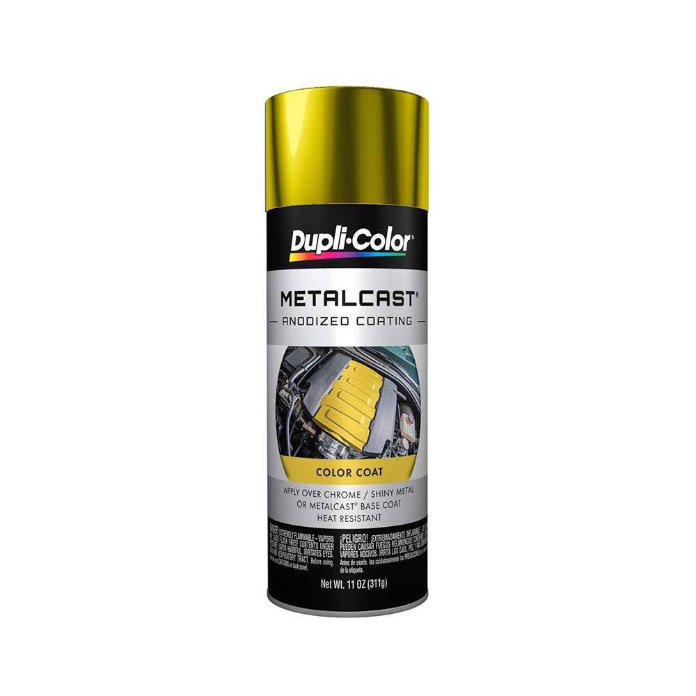 Dupli-Color Vht-Mc202 Mtl Cast Yellow Anodized Enamel, 11 Ounce