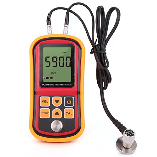Lotfancy Ultrasonic Thickness Gauge, Digital Thickness Meter Tester, Range 1.2220Mm With Hard Storage Box