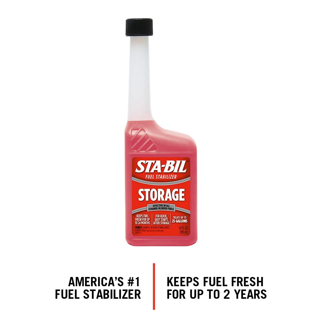 STA-BIL Storage Fuel Stabilizer - Keeps Fuel Fresh for 24 Months - Prevents Corrosion - Gasoline Treatment that Protects Fuel Sy
