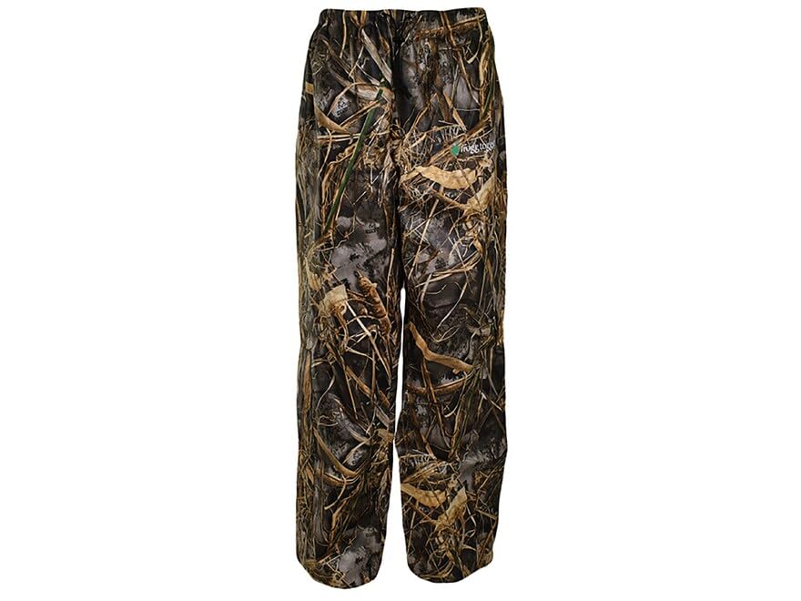 Frogg Toggs Mens Classic Pro Action Waterproof Breathable Rain Pants, Realtree Max-7, Large Us