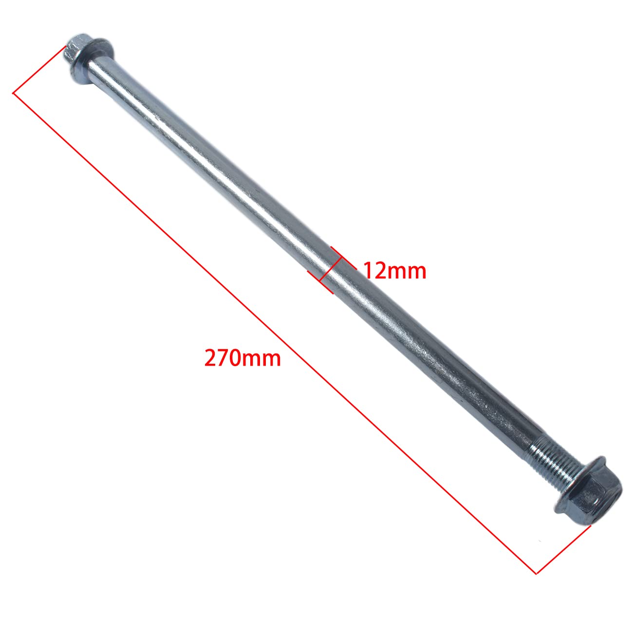 Sthus 12Mm 270Mm Front Rear Axle Fit Pit Pro Trail Dirt Bike Quad Atv 50Cc 110Cc 125Cc
