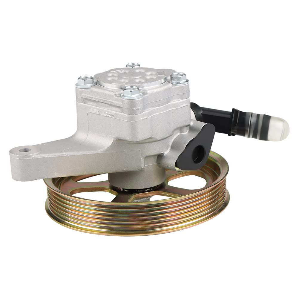 WMPHE Power Steering Pump with Pulley Compatible with Honda Pilot 2005 2006 2007 2008, Honda Odyssey 2005 to 2010, Acura MDX 200