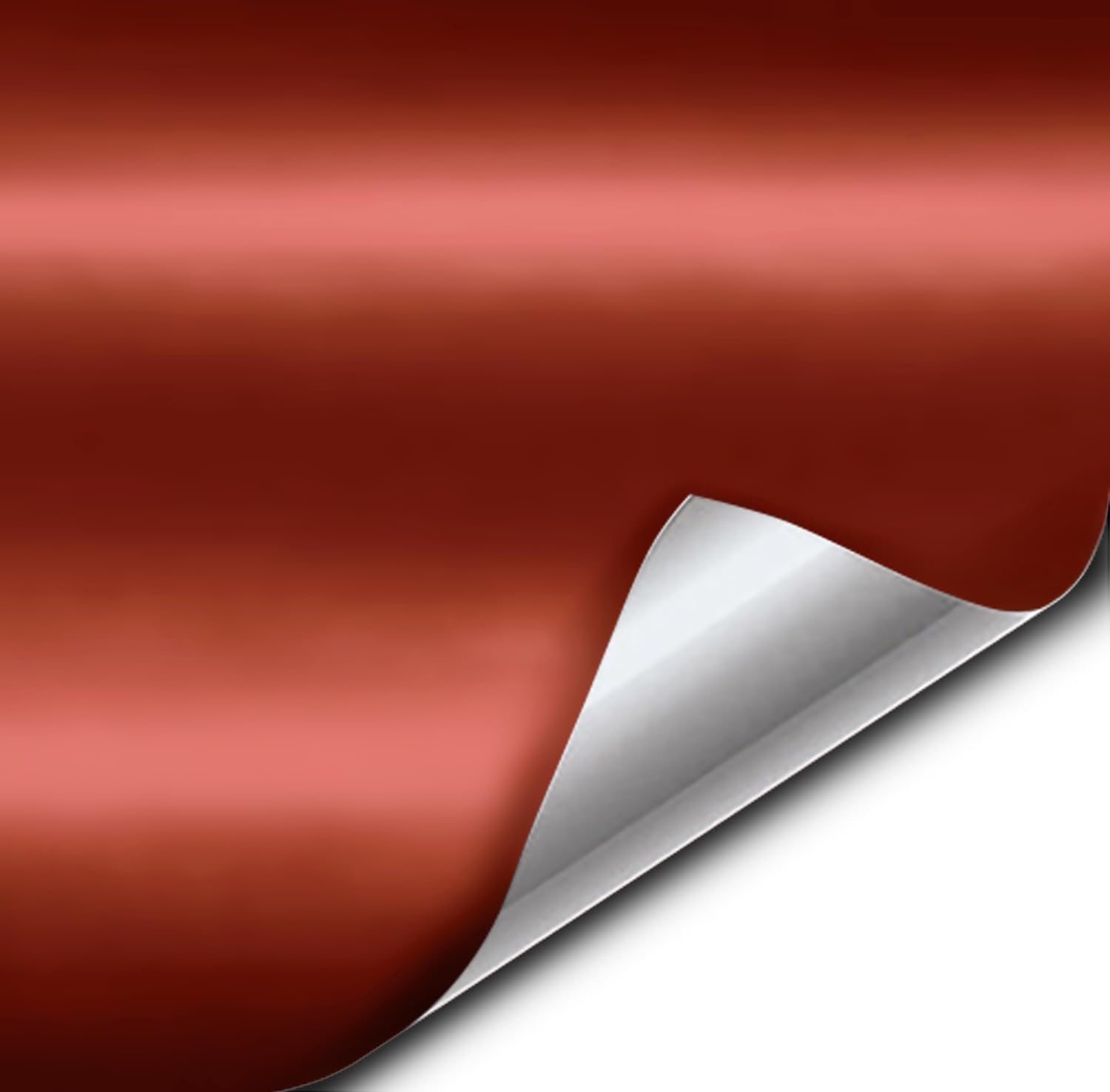 Copper Satin Chrome Car Wrap 10Ft X 5Ft Stretch Conform Cast Vinyl Diy