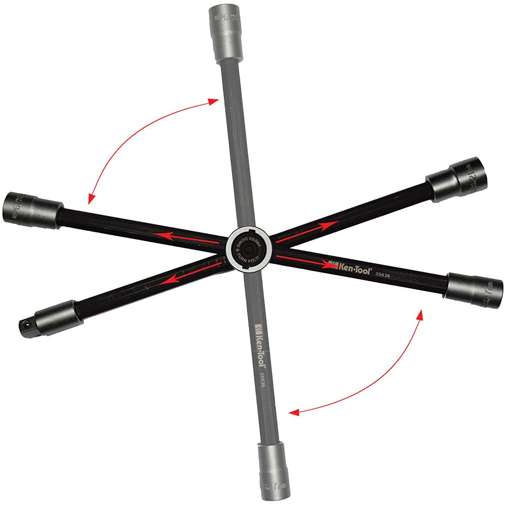 Stow & Go 4-Way Lug Wrench