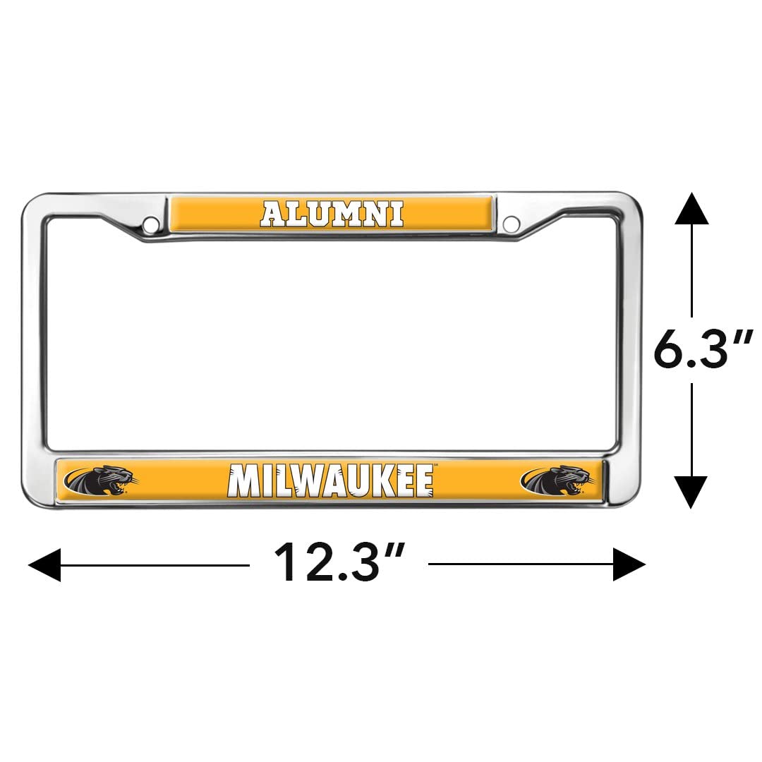 GRAPHICS & MORE UW Milwaukee Alumni Metal License Plate Frame, Full Size, One Size, Standard