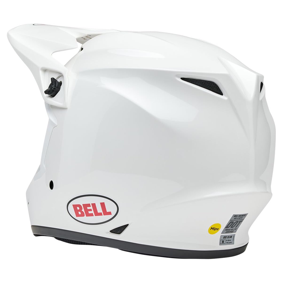 Bell Mx-9 Mips Dirt Helmet (Gloss White - Small)