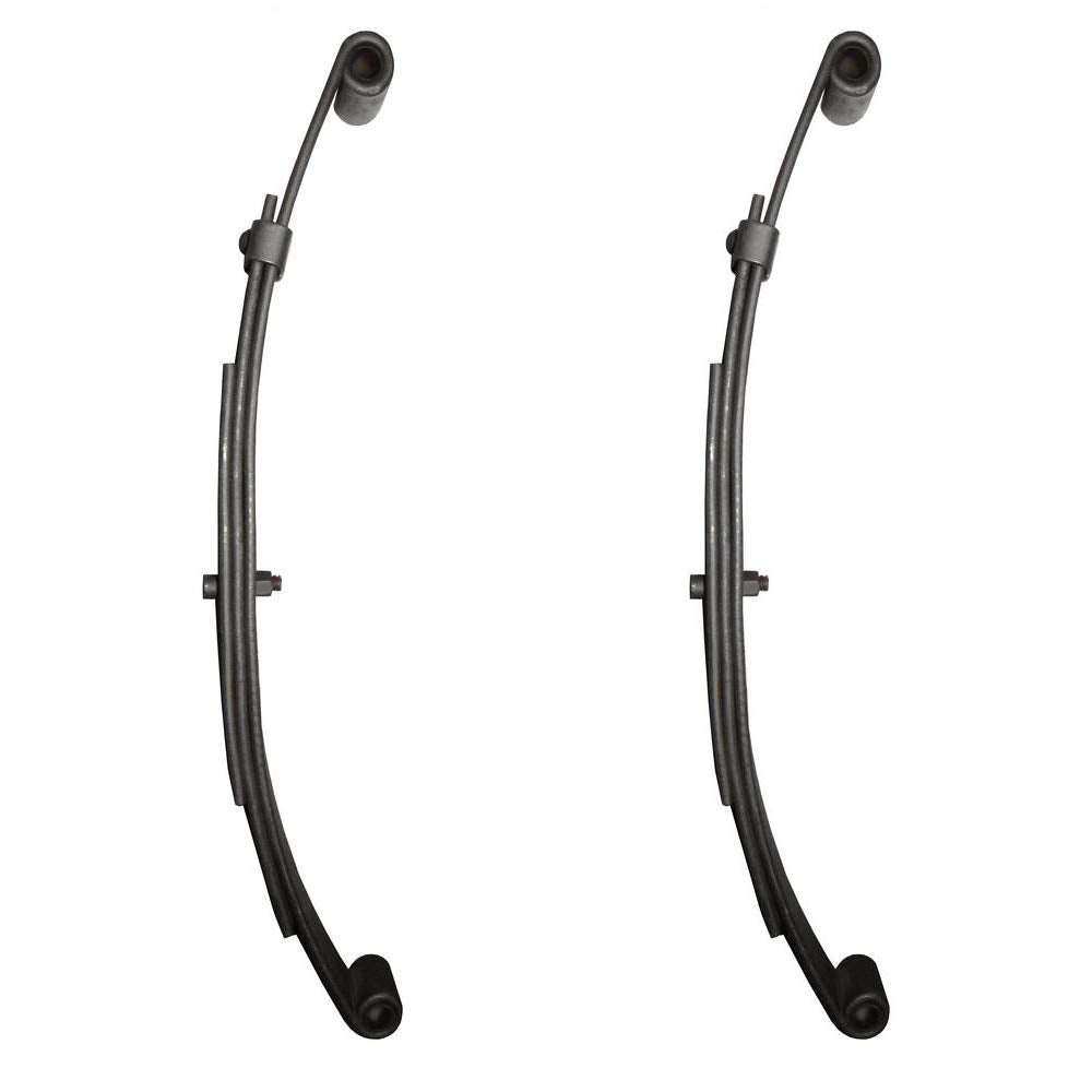RAParts Two Pack Replacement Trailer Leaf Springs 3 Leaf 1,000lbs 20-3/8