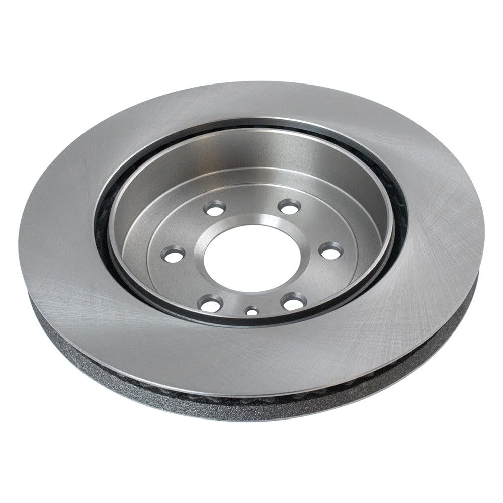 Trq Rear Brake Rotors Set Vented Compatible With 2004-2009 Cadillac Srx