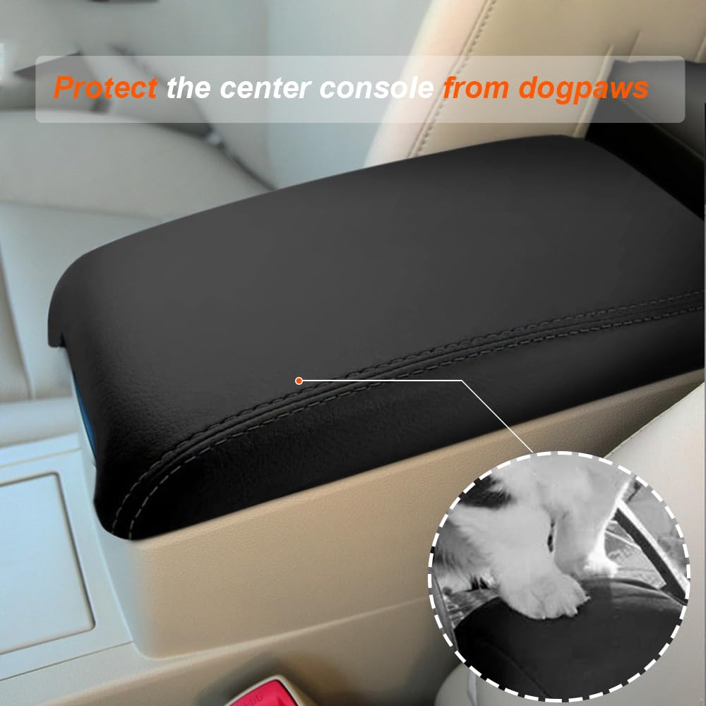 DEYTOP Console Armrest Cover for Toyota Camry 2012-2017 Accessories Car Center Console Cover for 2012 2013 2014-2017 Camry Anti-
