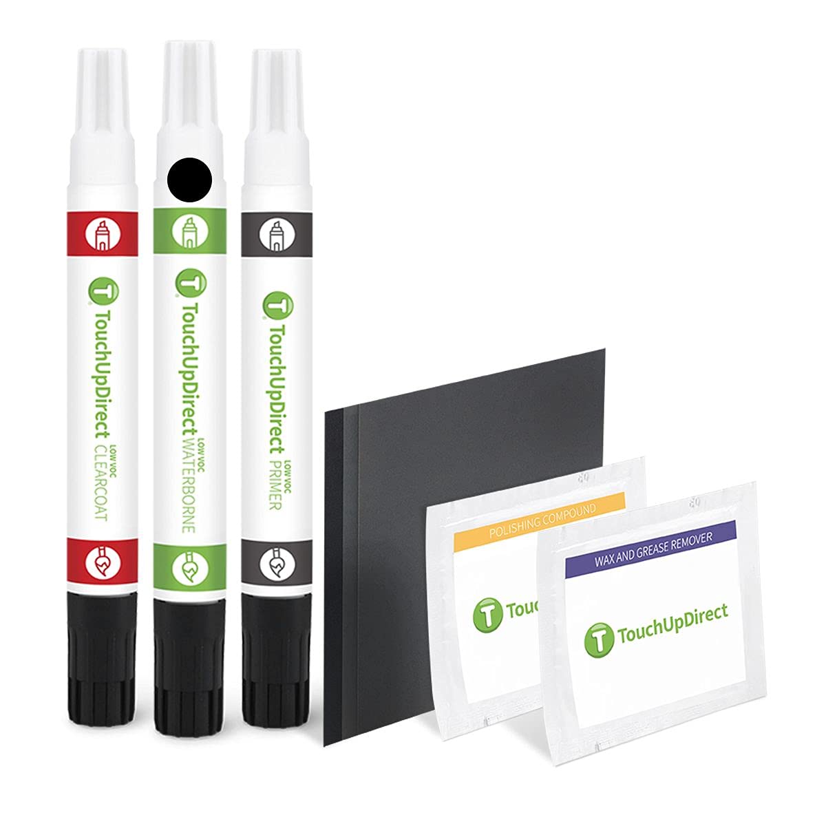 Touchupdirect 416 Carbon Black Metallic Compatible With Bmw Exact Match Touch Up Paint Combo - Platinum Kit