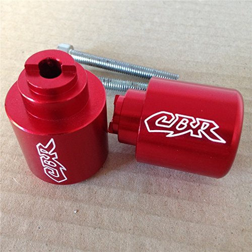 Httmt Mt220-010-Cbr- Red Bar Ends Compatible With Cb 559 919 Cbr 600 1000 Vfr 800 Vtr Rc51 Gold Wing Gl 1800