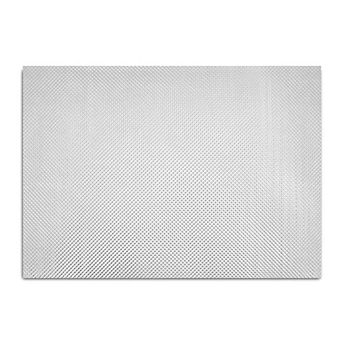 Mishimoto Embossed Aluminum Heat Shield, 20" x 28", Silver, Model MMHP-EAHS-2028