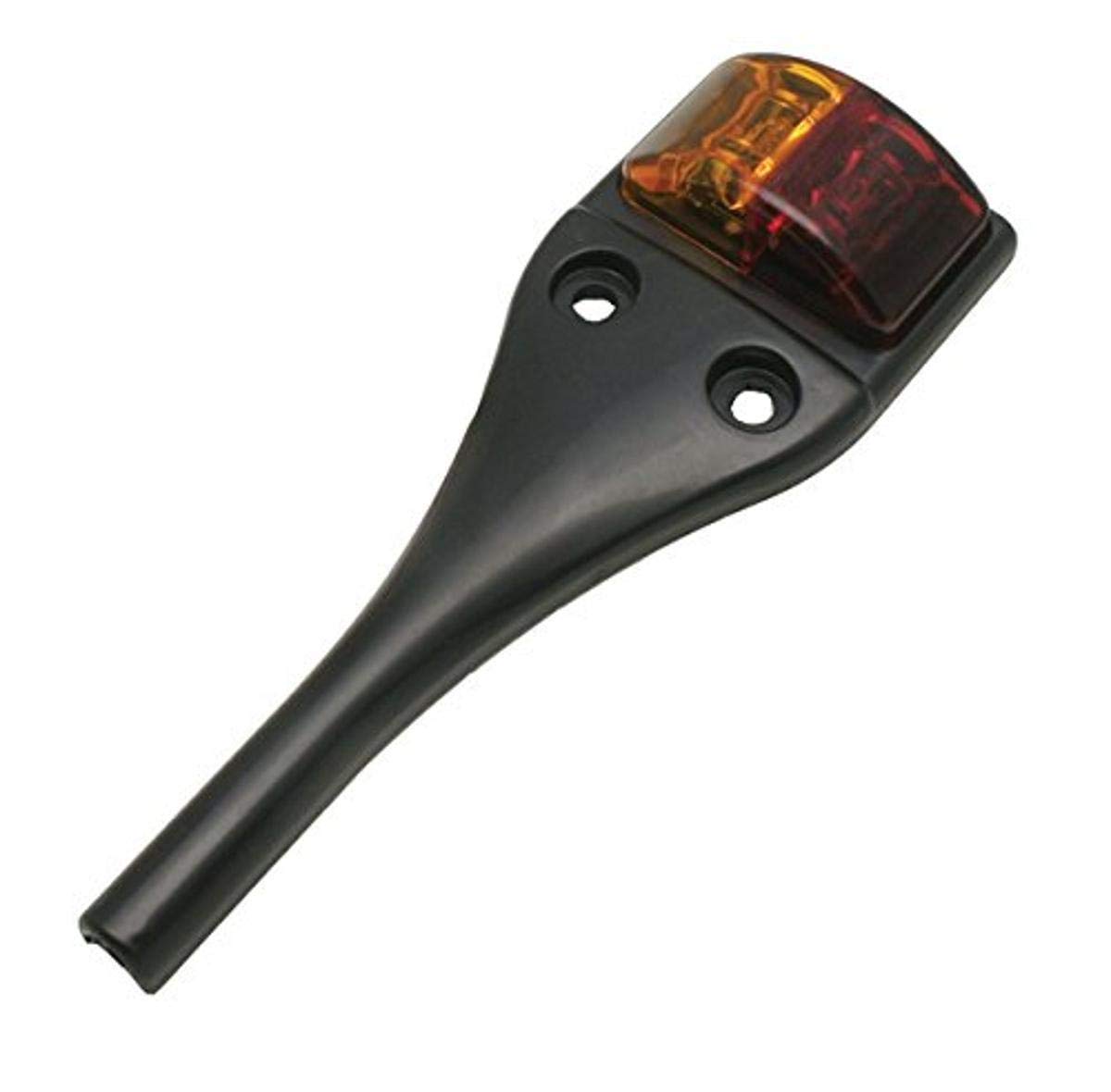 Kaper II Auxiliary Light left side, 2-diode, amber/red in the same light, designed for fender-mount, two 450mm wires. - L04-0040