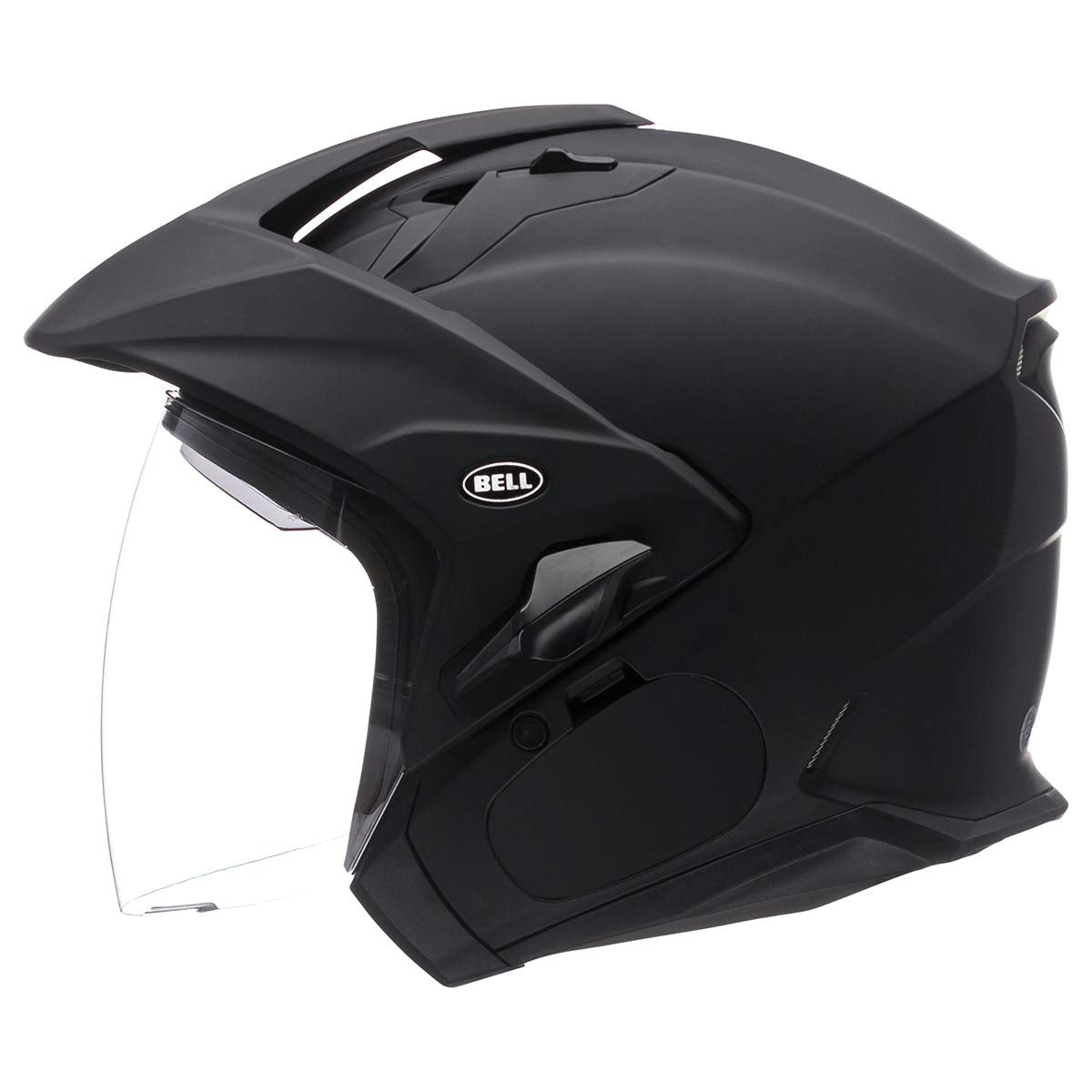BELL Mag-9 Open Face Motorcycle Helmet - Medium, Matte Black, Model 7000713