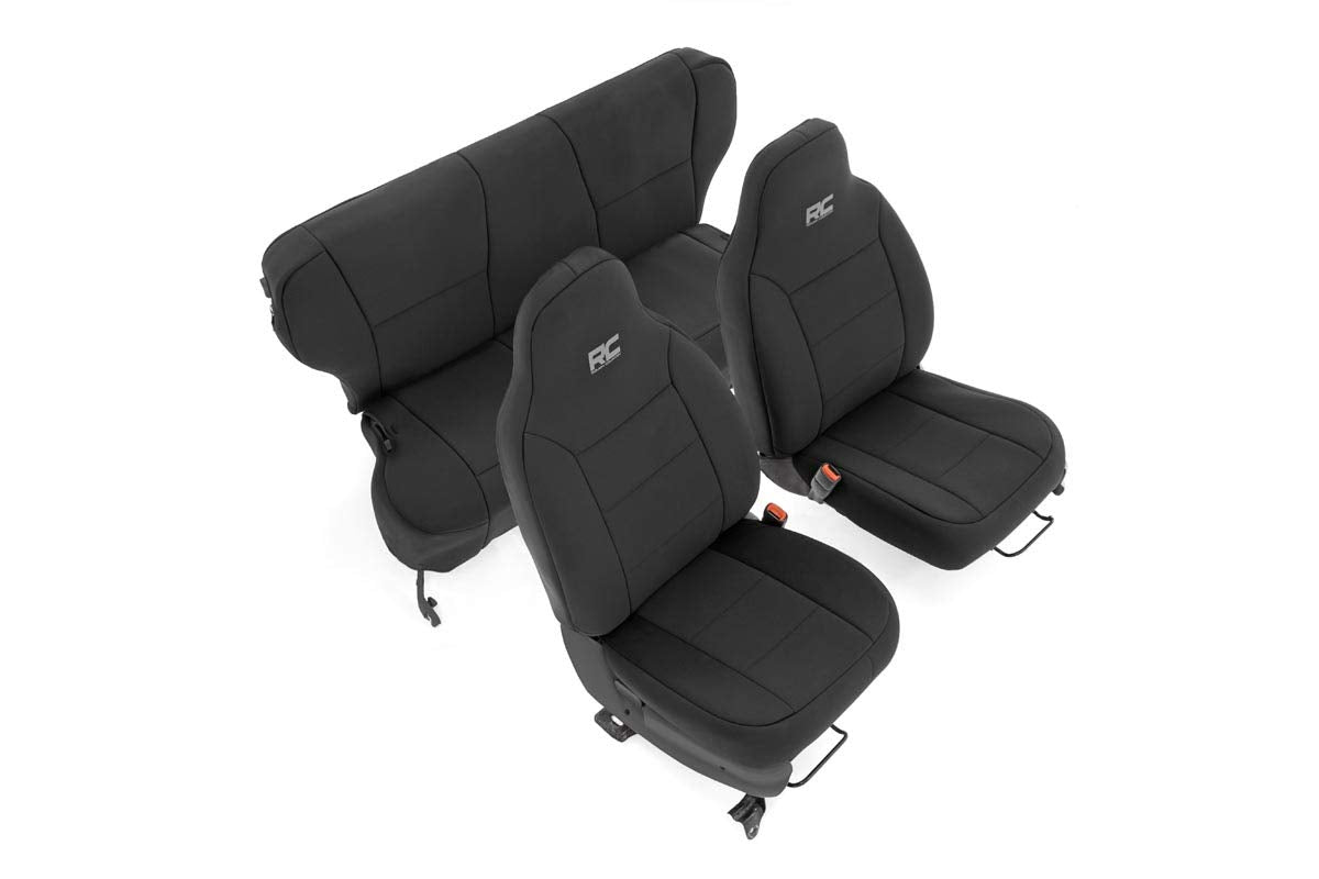 Rough Country Neoprene Seat Covers for 1997-2001 Jeep Cherokee XJ - 91022