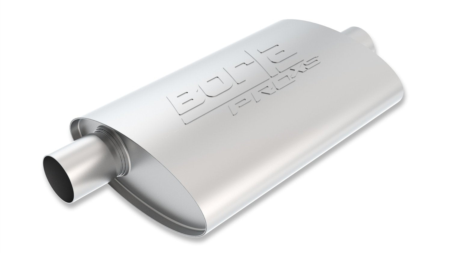 Borla 40357 Proxs Universal Performance Muffler 2.25'' Offset Inlet / 2.25'' Center Outlet 4'' X 9.5'' Oval X 14'' Long Body 19'