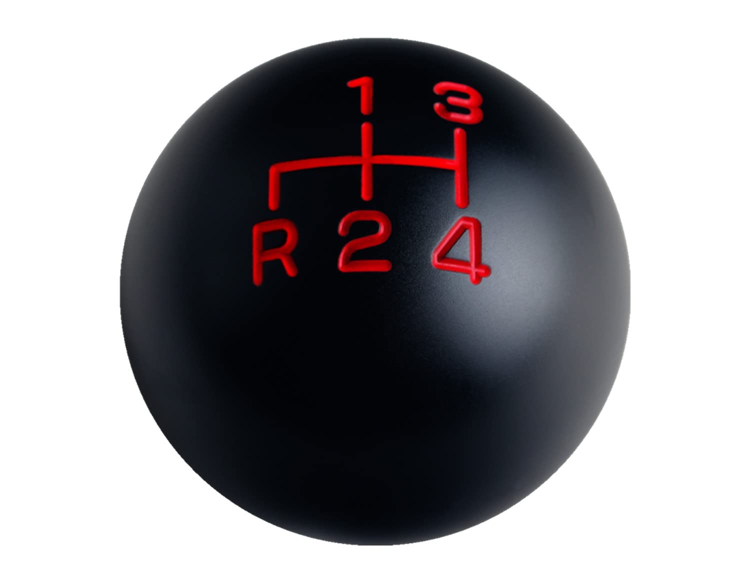 Dewhel 4 Speed Reverse Down Left Shift Knob Weighted Aluminum 3/8-16