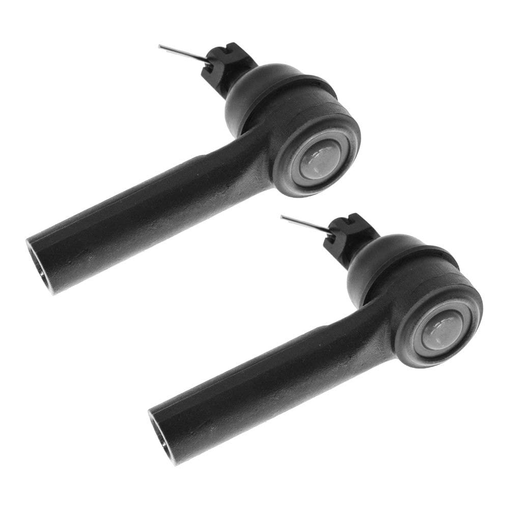 TRQ Front Outer Tie Rod Set Compatible with 2002-2008 Dodge Ram 1500 2003-2010 Ram 2500 Ram 3500