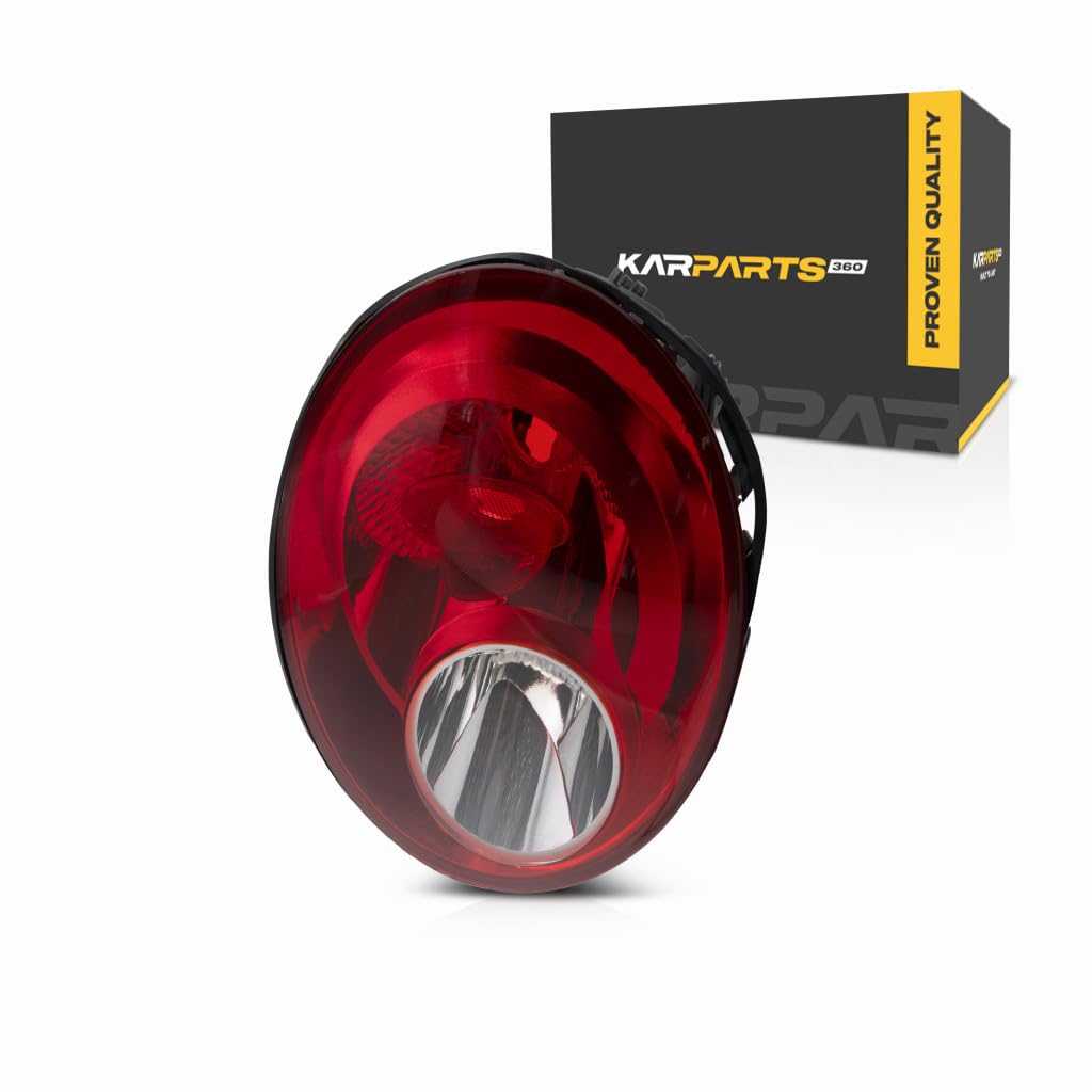CarLights360 For Volkswagen Beetle 2006-2010 Tail Light Assembly Unit Passenger Side DOT Certified VW2819110N