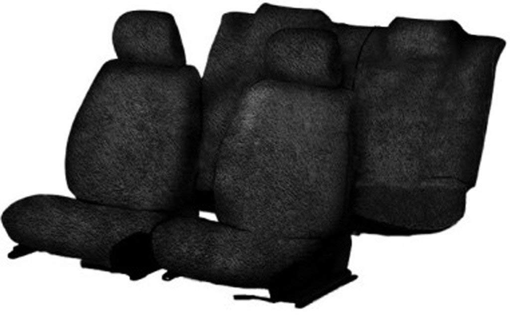 REXBURG Sweat Control (Black) Towel Seat Cover for Skoda Fabia