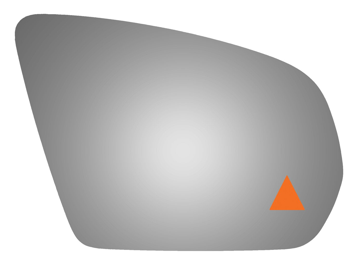 Burco 5675B Passenger Side Mirror Glass w/Blind Spot for Mercedes C-Class, S-Class, S550e