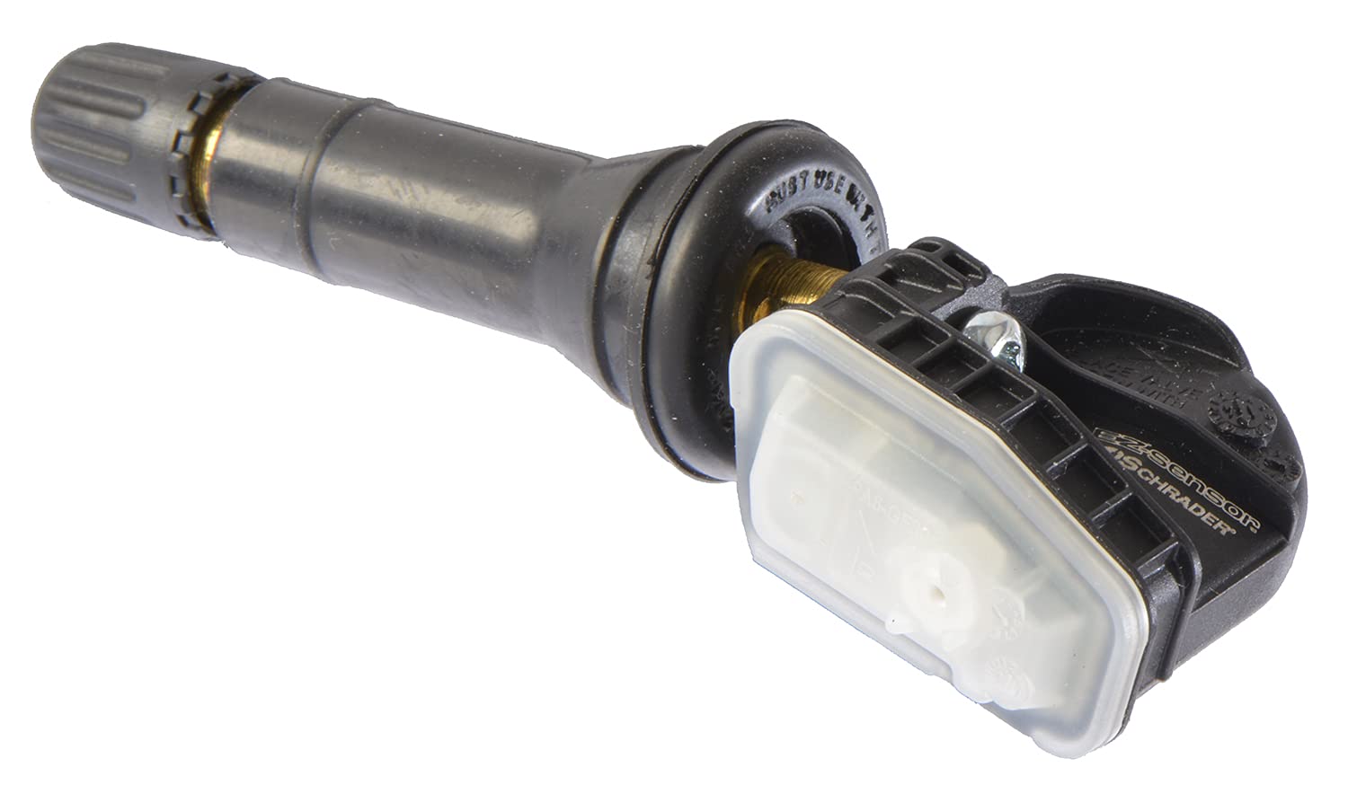 Schrader 33500 EZ-Sensor Single SKU (314.9 MHz, 315 MHz, and 433 MHz) Programmable Snap-in Fixed Angle Valve Tire Pressure Monit