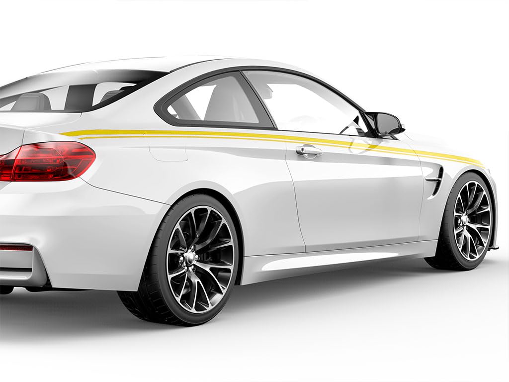 3M 50 Lemon Yellow Gloss Vinyl Pinstriping Tape - Vinyl Striping Lines Stickers, Striping (1In X 150Ft Roll)