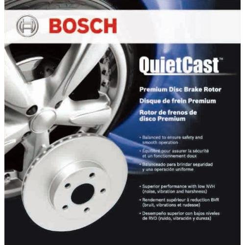 BOSCH 20010334 QuietCast Premium Disc Brake Rotor - Compatible with Select Ford Mustang; REAR - Single