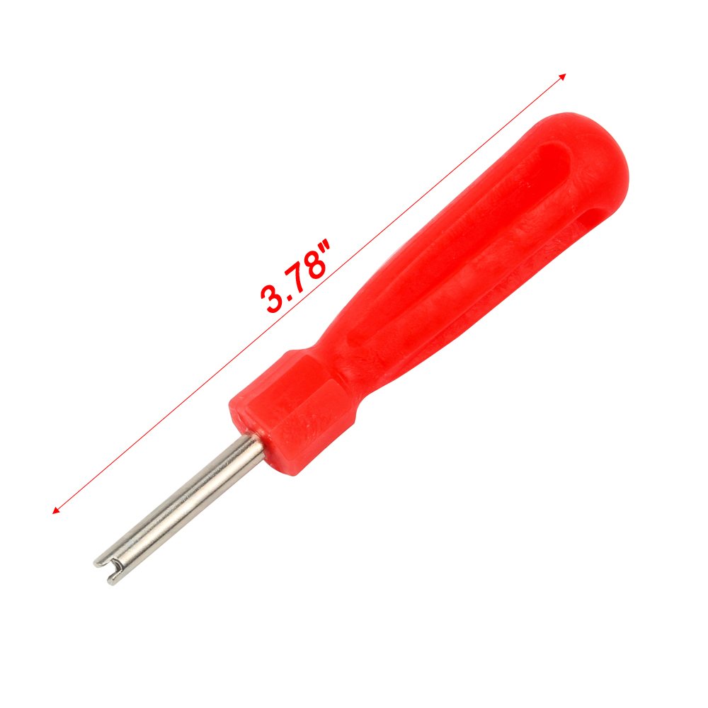 Senzeal 5Pcs Plastic Handle Car Valve Core Removal Single Head Tire Repair Tools