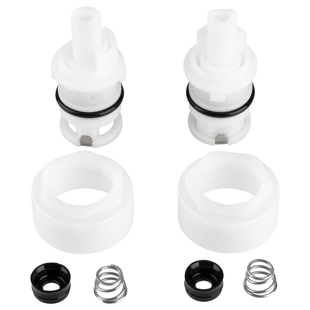 Dura Faucet DF-RK400 Acrylic RV Cartridge Replacement Kit for White Knobs