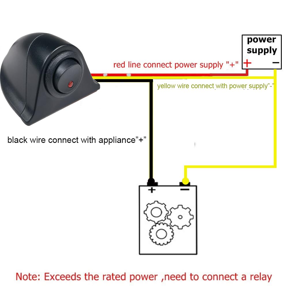Gebildet 10A/12~24Vdc Car Diy Switch Paste Type Rocker Switch Off/On Universal Switch For Fog Driving Lights Neon Lights Led Lig