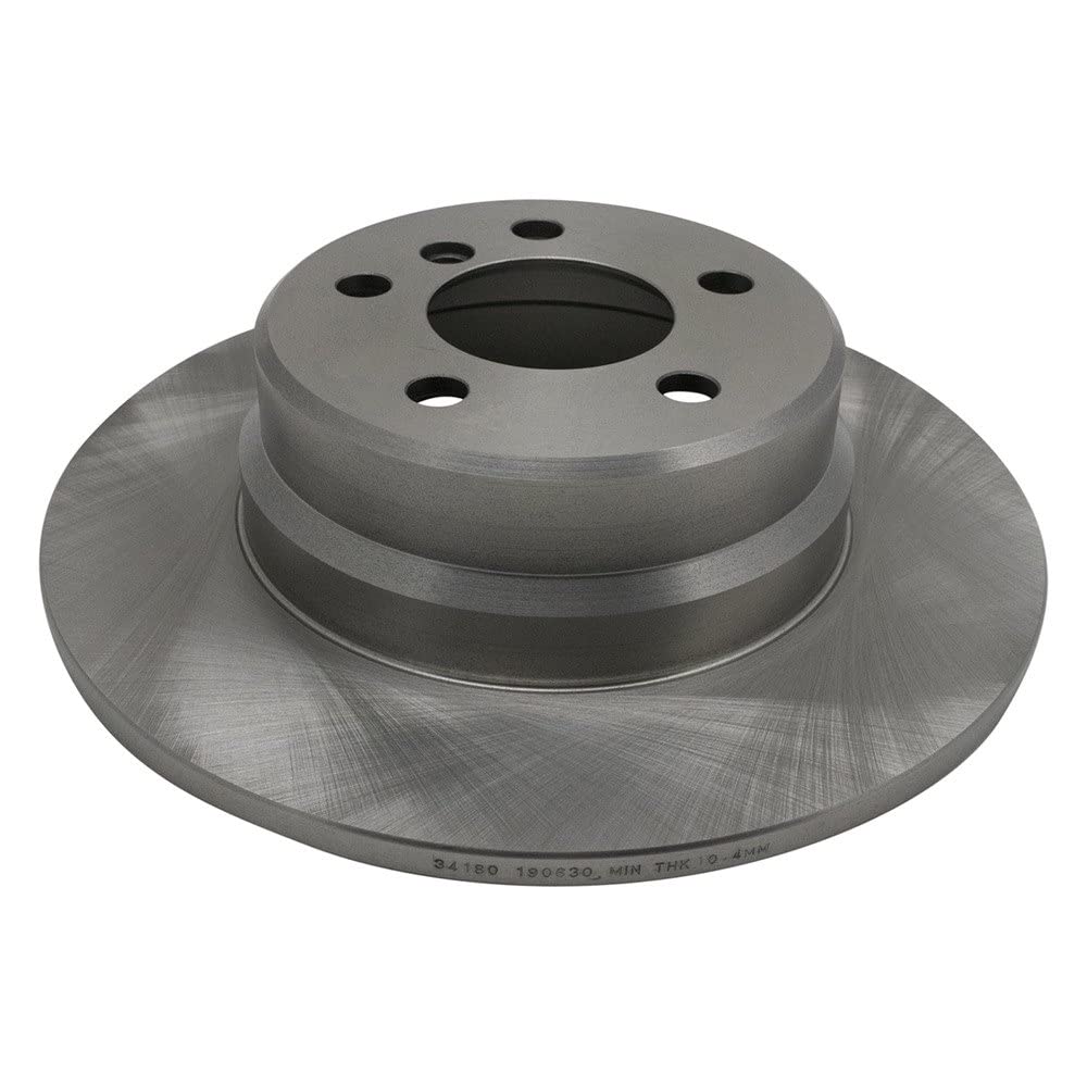 Trq Rear Brake Rotors Set Solid Compatible With 2000-2006 Bmw X5