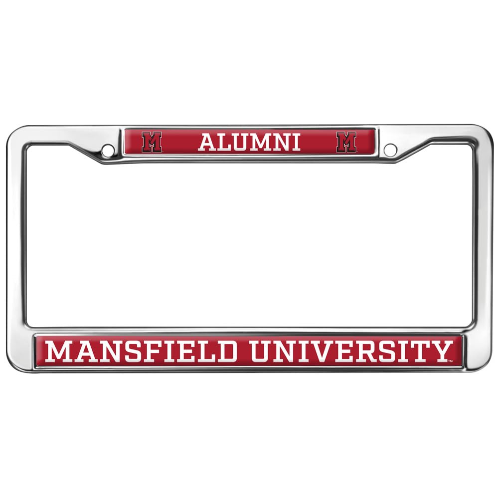 Mansfield University Alumni Full Size Standard License Plate Metal Frame