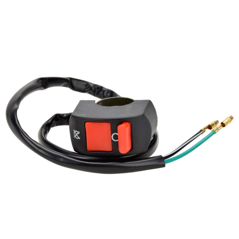 HIAORS Kill On Off Switch for ATV Motorcycle Scooter Go Kart Engine Offroad Enduro Dirt Bike Baja Doodle Bug DB30 Mini Bikes 7/8