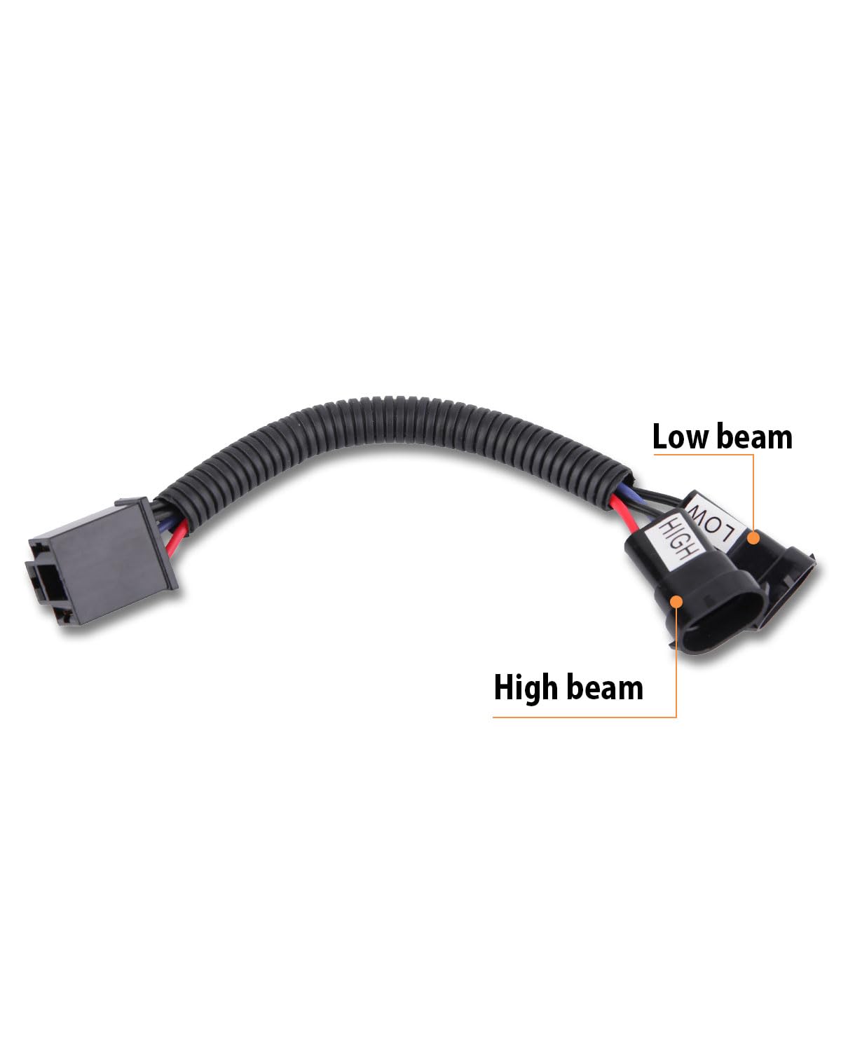 H4 To H9/H11 Wire Harness Adapter Compatible With Harley Davidson Motorcycle 2014 2015 2016 2017 2018 Street Glide Special Road