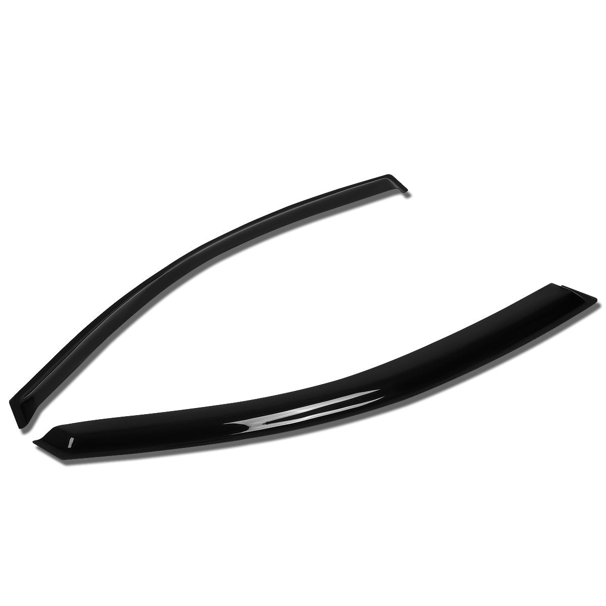 Auto Dynasty Rain Guards Compatible With 2004-2015 Titan King Cab 2Pcs Tape-On Window Visor Deflector