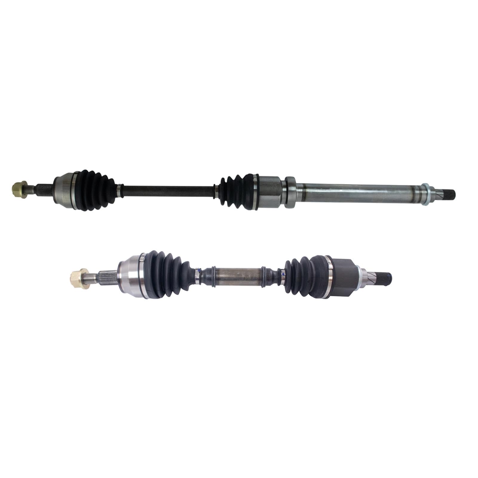 TRQ Front CV Axle Shaft Assembly Set for 2016-2018 Ford Focus, Driver & Passenger Side, Model CSA70782