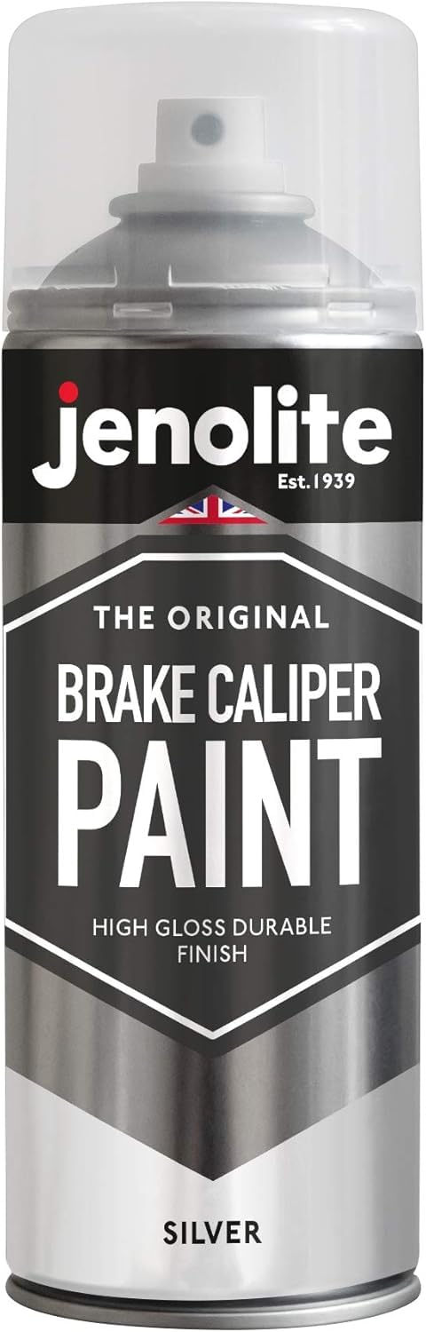 Jenolite Brake Caliper Paint | Silver | Restore & Transform Car Brake Calipers | 400Ml (13.05Fl Oz)