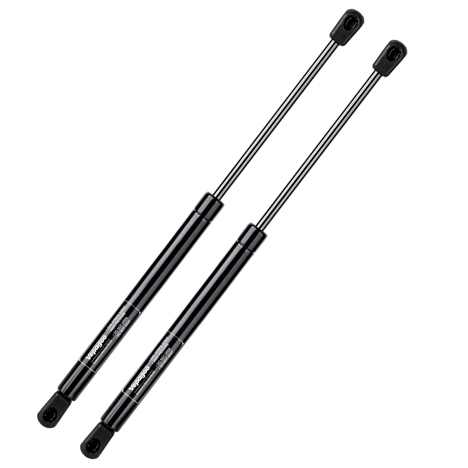 C16-06867 17 Inch 60Lb/267N Gas Shock Strut For Leer Snugtop Are Camper Topper Rear Window Truck Cap Canopy, Pack Of 2Pcs