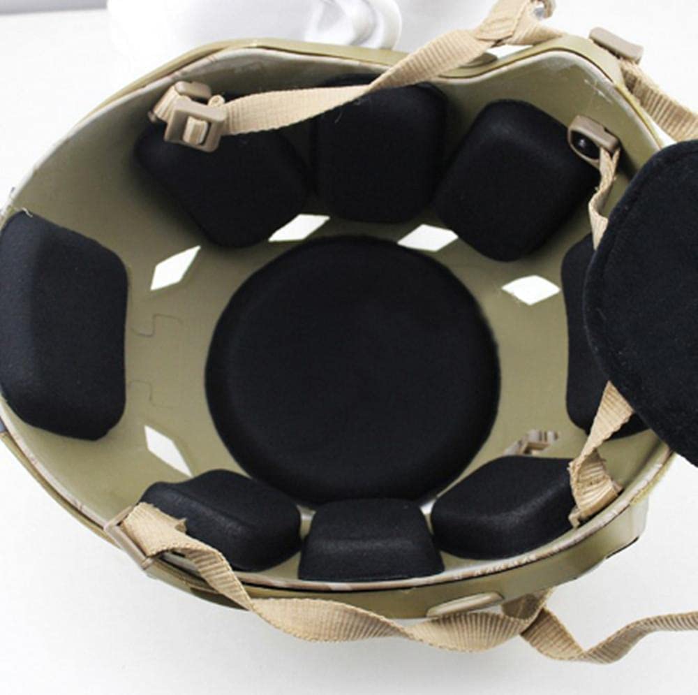Universal Airsoft Helmet Padding Kits, Motorcycle Helmet Foam Pads Padding Replacement Kits Set Mats for Fast Mich ACH USMC PASG