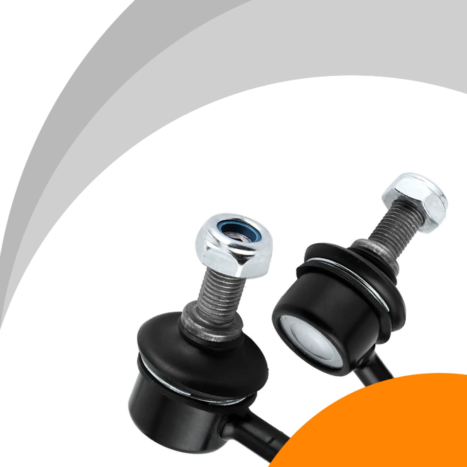 Xopiyao K750100 K750101 2Pcs Front Sway Bar Link Compatible With 2003-2007 G35 2003-2009 350Z,Pair Driver And Passenger Side Sta