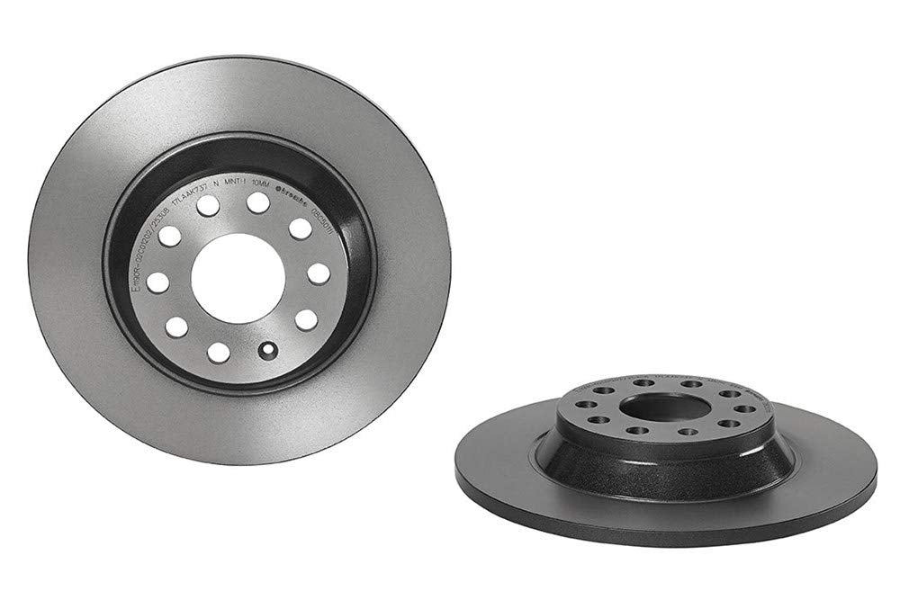 Brembo 08.C501.11 Uv Coated Solid Rear Brake Rotor Audi/Audi (Faw)/Seat/Skoda/Skoda (Svw)/Vw/Vw (Faw)/Vw (Svw) Oe# 3Q0615601